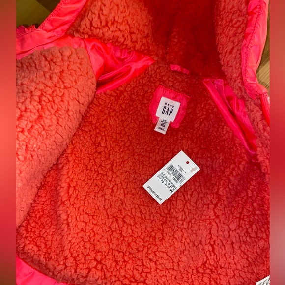 Pink GAP Baby Puffer Jacket NEW - Picture 4 of 5